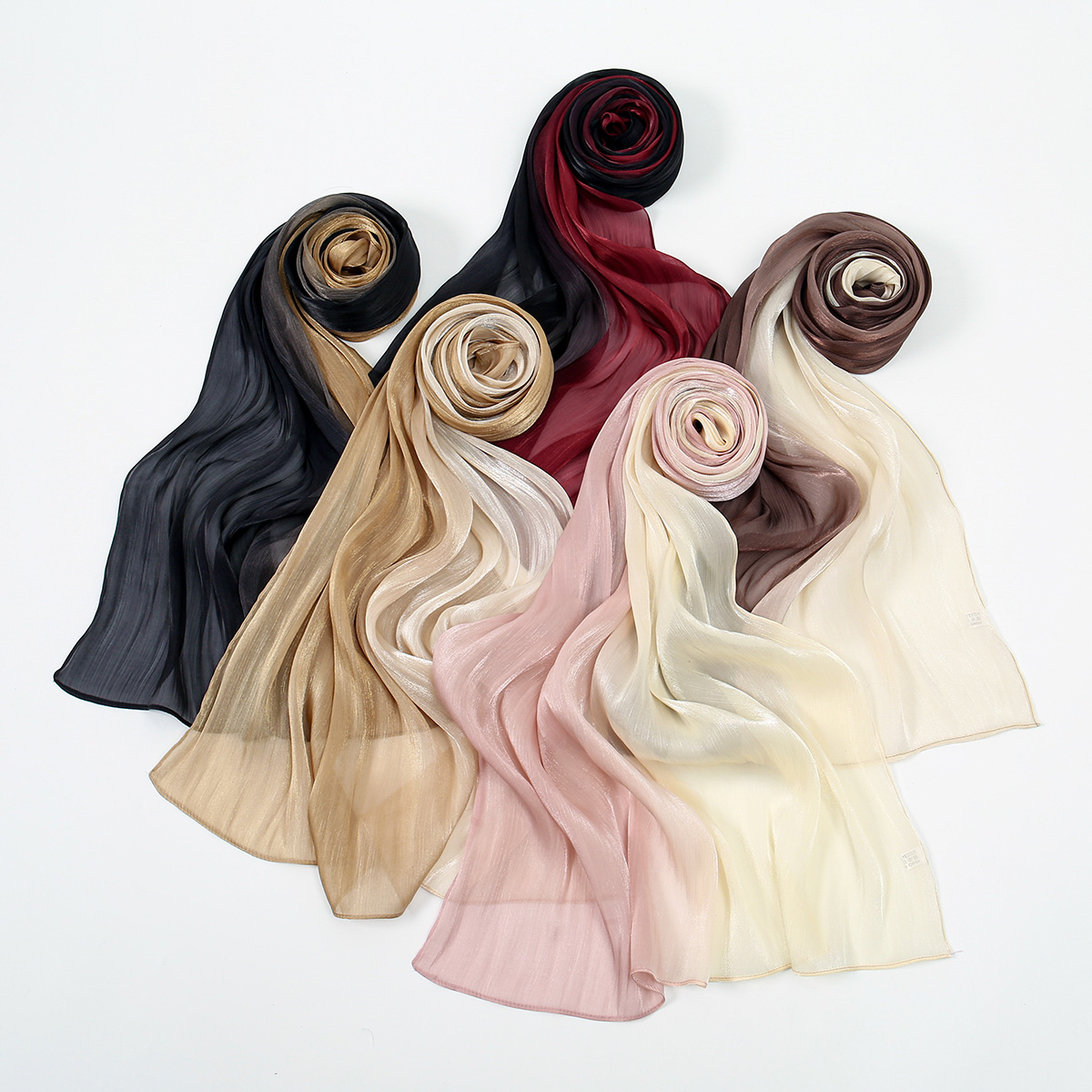 Gradient Twinkle Silk Hijab Sc - Head Wrap Turban recensie en prijs