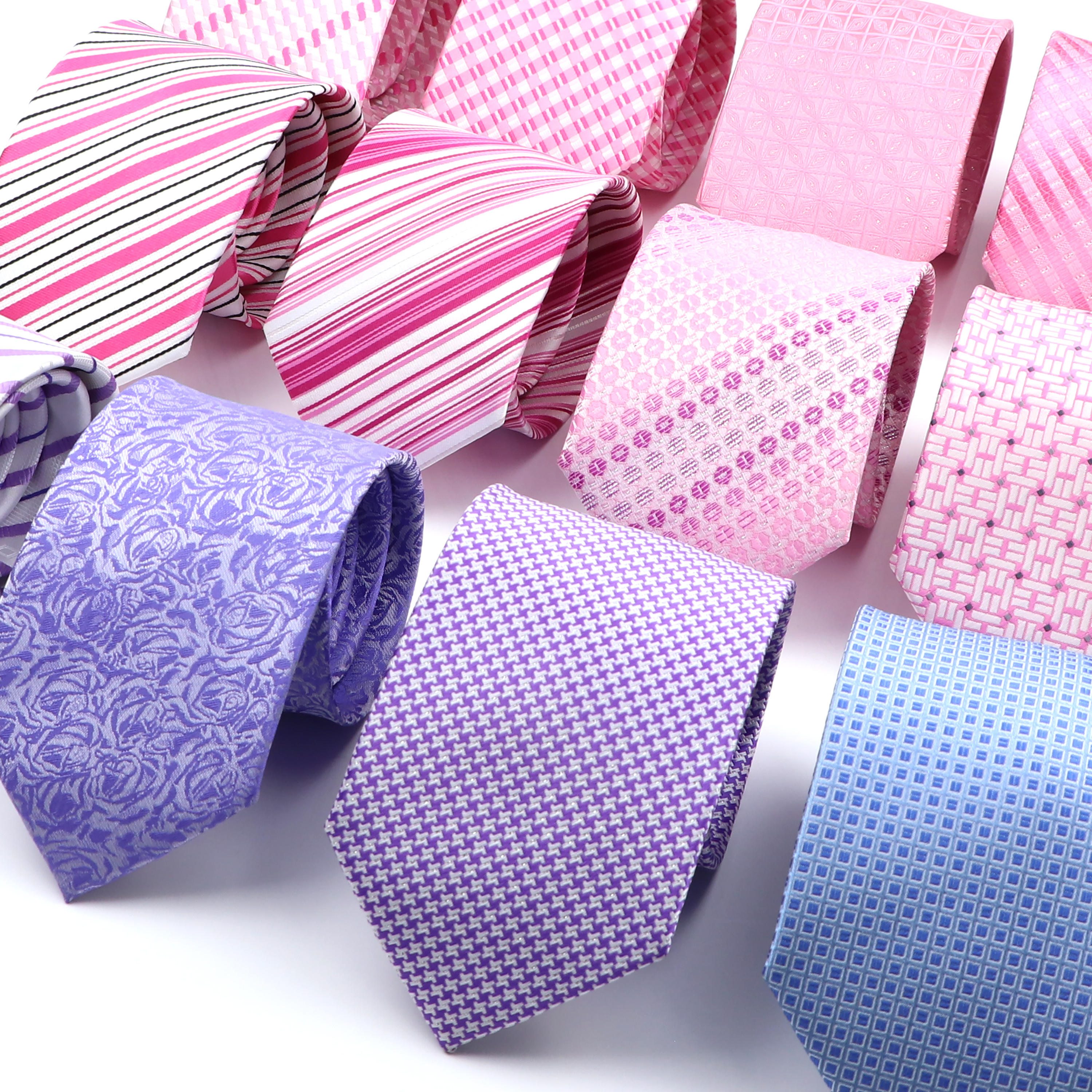 New Bright Pink Men Ties Class - Skinny Tie Men recensie en prijs