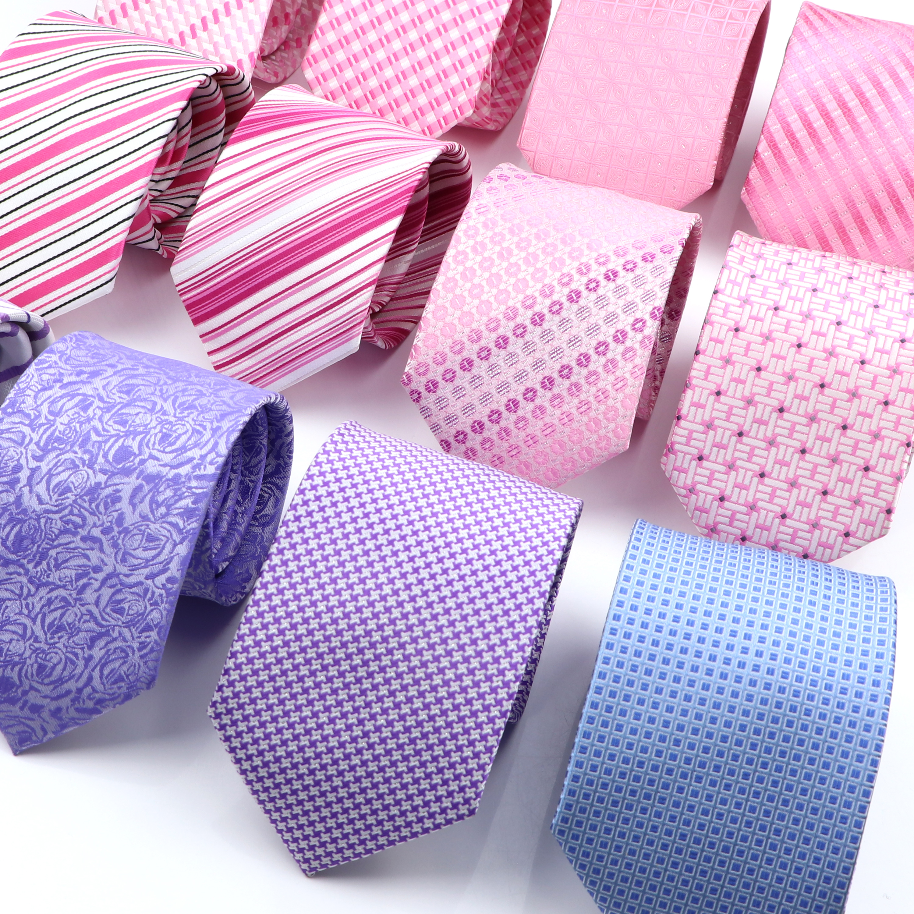 New Bright Pink Men Ties Class - Skinny Tie Men recensie en prijs