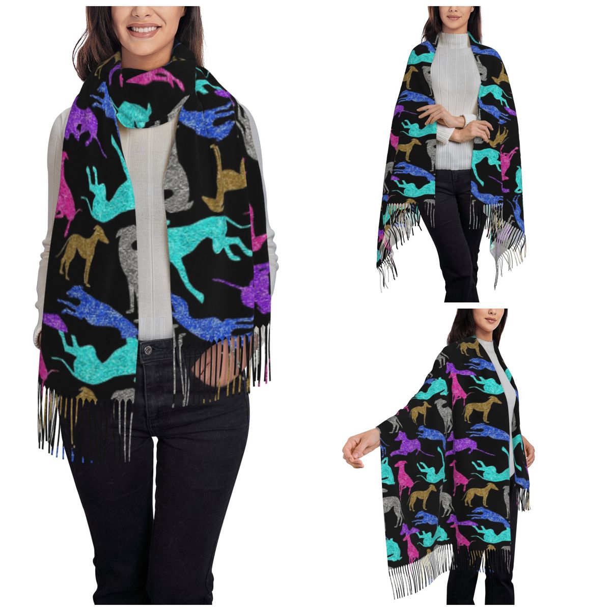 Greyt Greyhound Combo Scarf Wa - Pashmina Wrap Large recensie en prijs