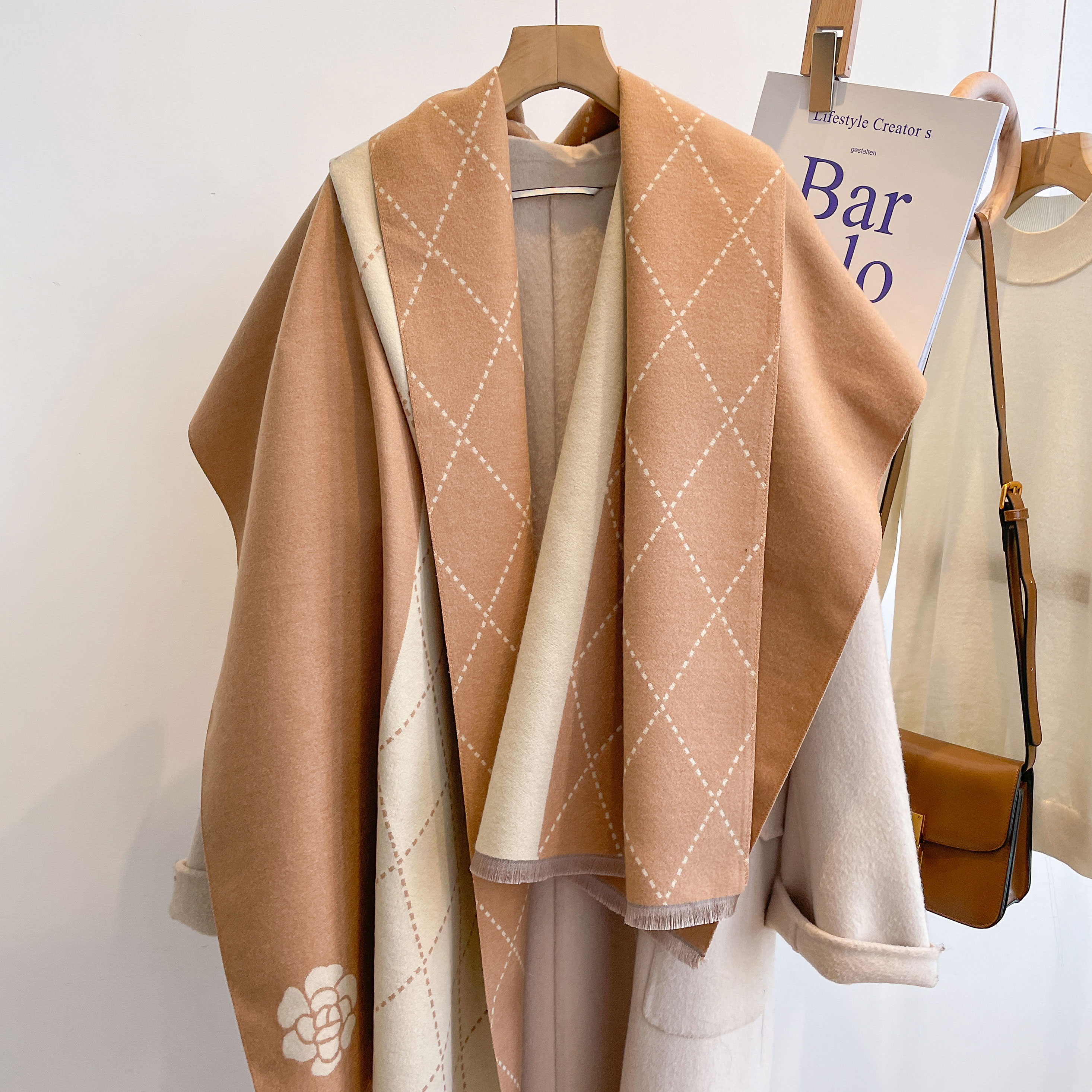 2023 Designer Cashmere Scarf W - Woven Scarf Blanket recensie en prijs