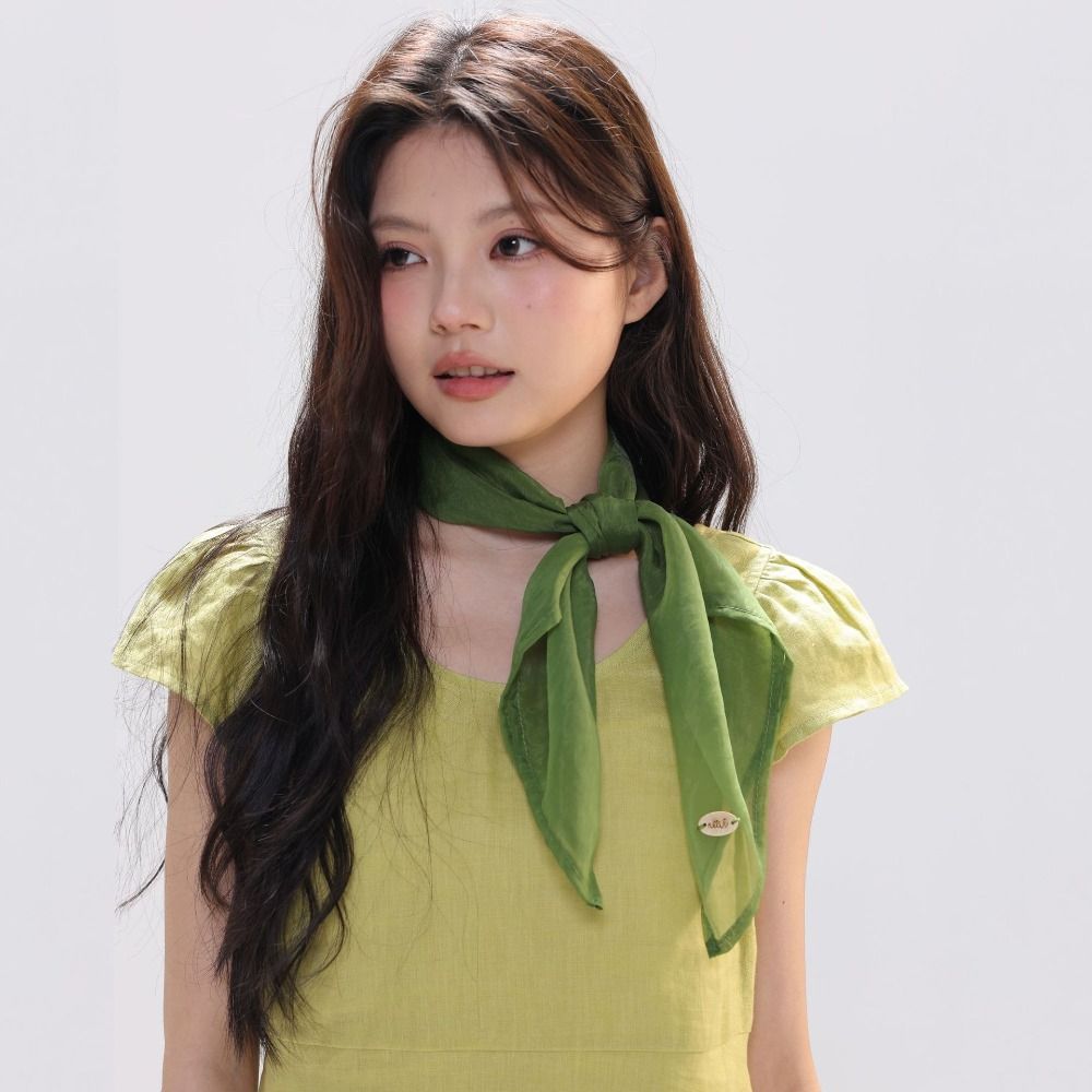 Retro Solid Color Small Square - Scarf Silk Square recensie en prijs