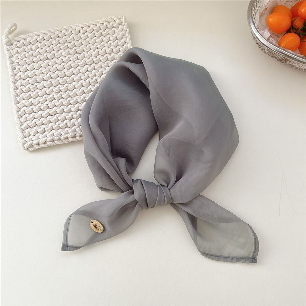 Retro Solid Color Small Square - Scarf Silk Square recensie en prijs