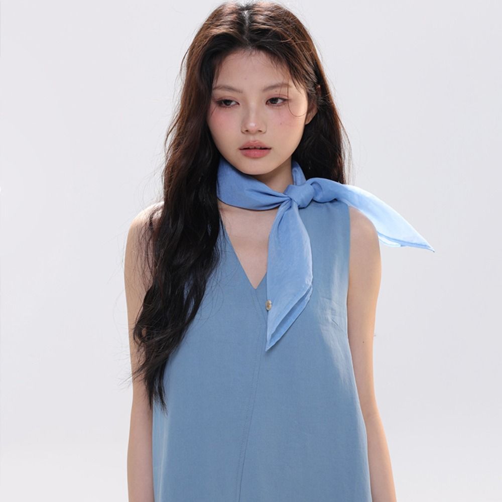 Retro Solid Color Small Square - Scarf Silk Square recensie en prijs