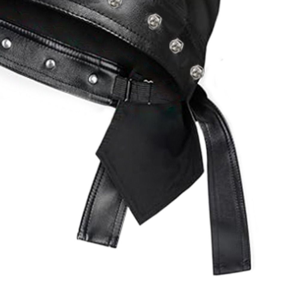 PU Leather Black Biker Cap Adj - Bandana Doo Rag recensie en prijs