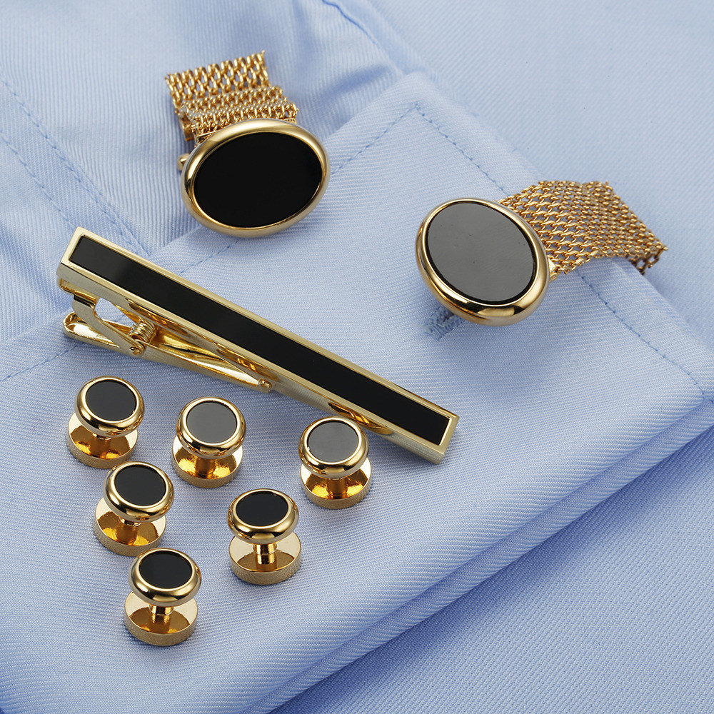 VAGULA New 9PCS Cuff links Tie - Tie Bar Set Gift recensie en prijs