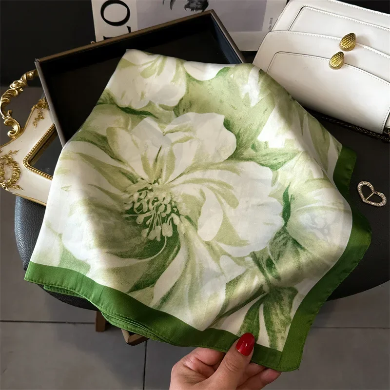 Floral Silk Imitation Scarf fo - Silk Neck Scarf recensie en prijs