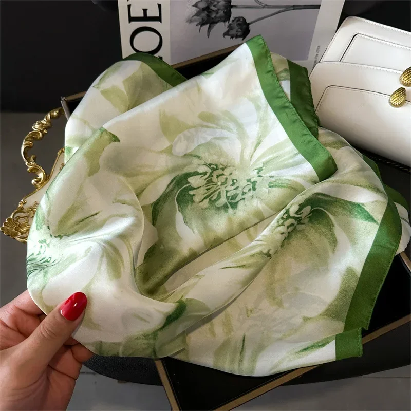 Floral Silk Imitation Scarf fo - Silk Neck Scarf recensie en prijs