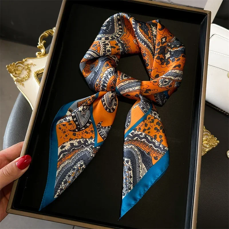 Floral Silk Imitation Scarf fo - Silk Neck Scarf recensie en prijs