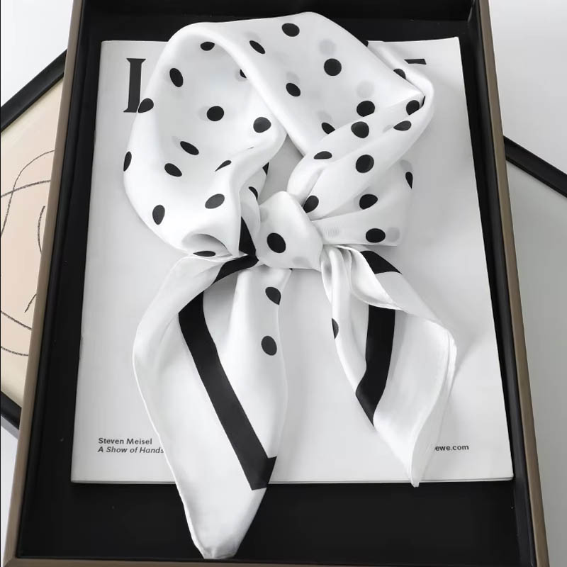 Luxury Lady Hair Dot Scarf Fem - Silk Neck Scarf recensie en prijs