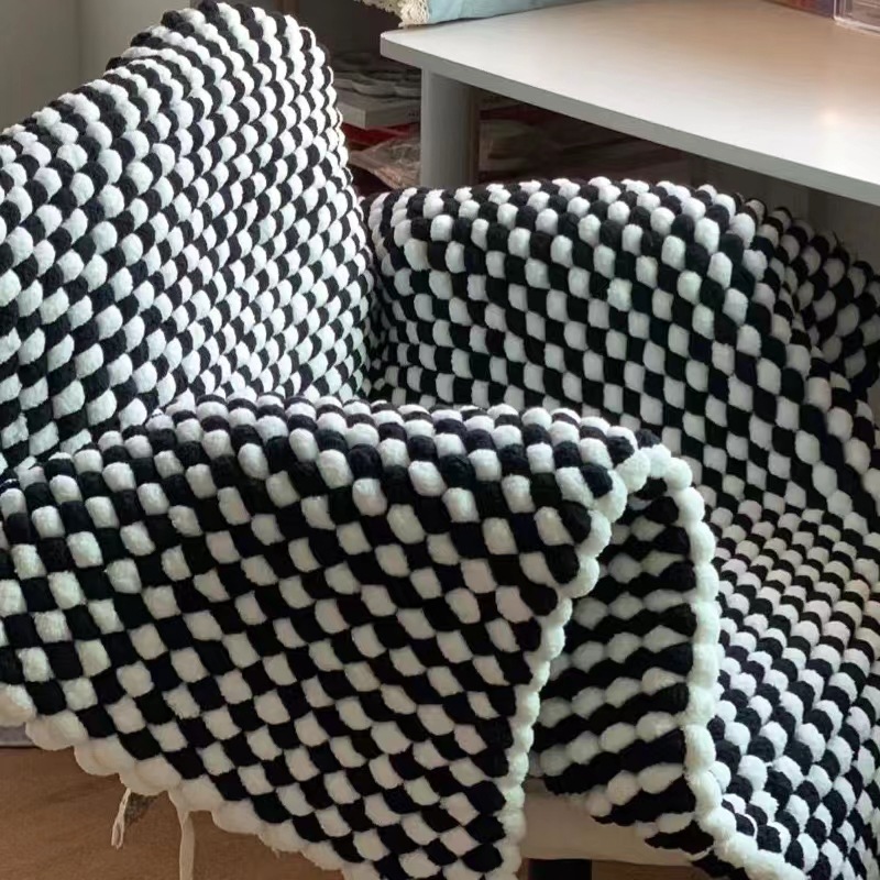 130G/Roll Pompom Yarn Mixed Co - Woven Scarf Blanket recensie en prijs
