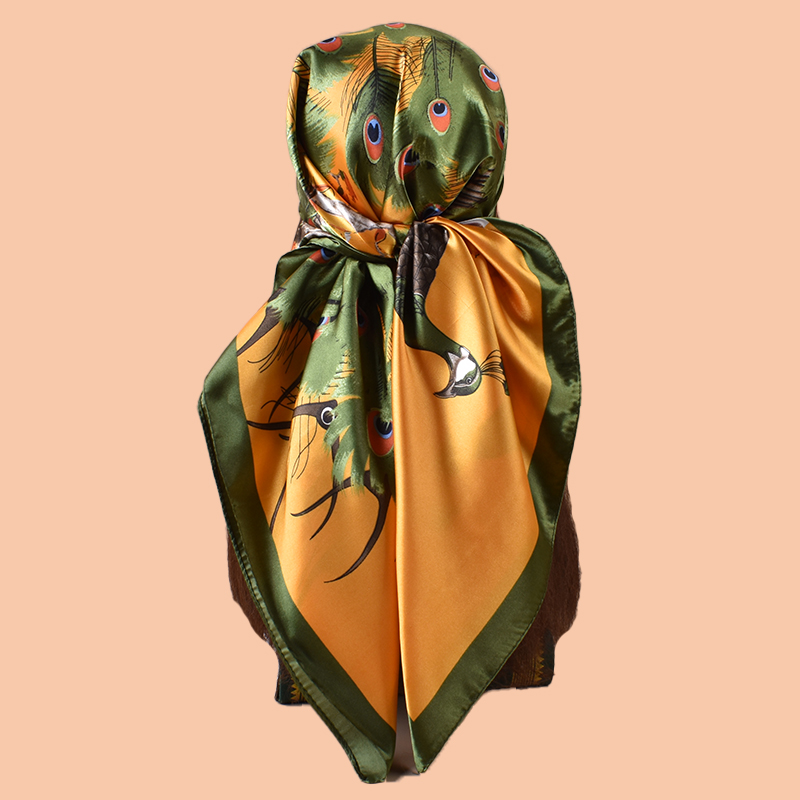 1PC Ladies Large Square Scarf  - Scarf Silk Square recensie en prijs