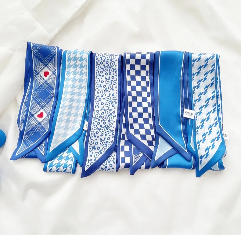 Klein blue silk scarf new chec - Silk Tie Striped recensie en prijs