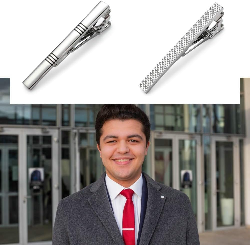 Tie Clips for Men, Classic Sty - Tie Bar Set Gift recensie en prijs