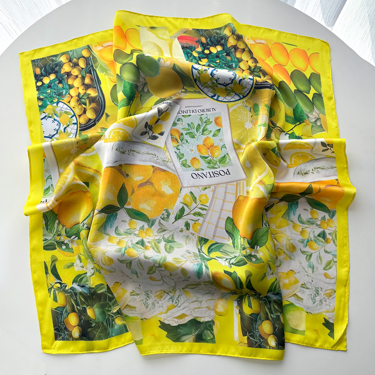 Luxury Floral Square Scarf Sof - Silk Neck Scarf recensie en prijs