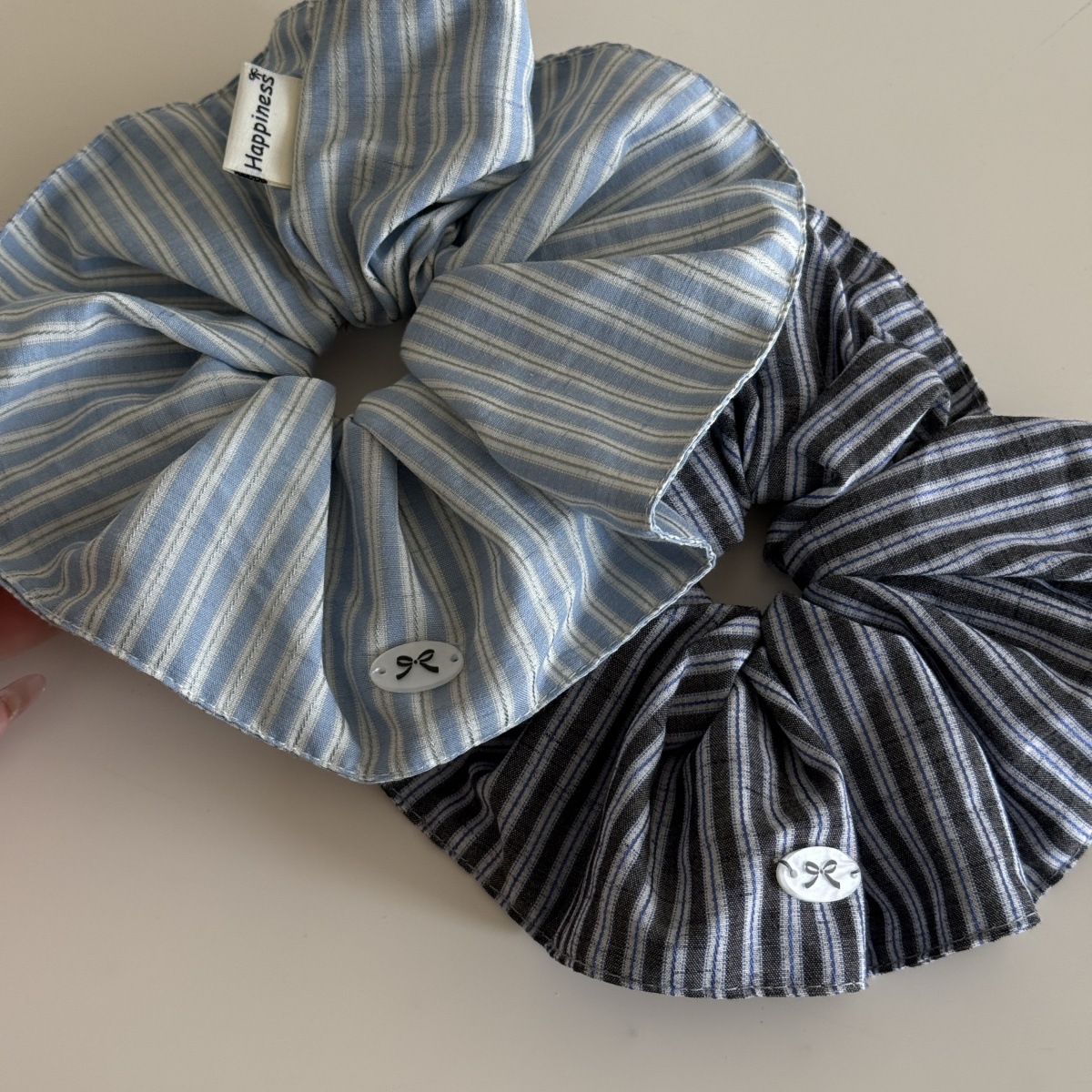 Korea Fashion Stripe Hair Rubb - Silk Tie Striped recensie en prijs