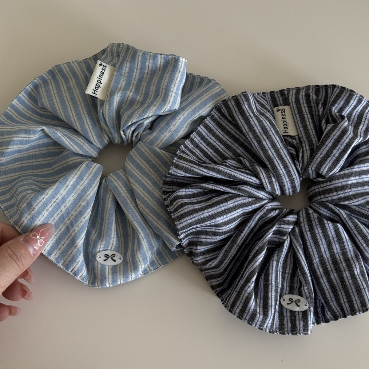 Korea Fashion Stripe Hair Rubb - Silk Tie Striped recensie en prijs