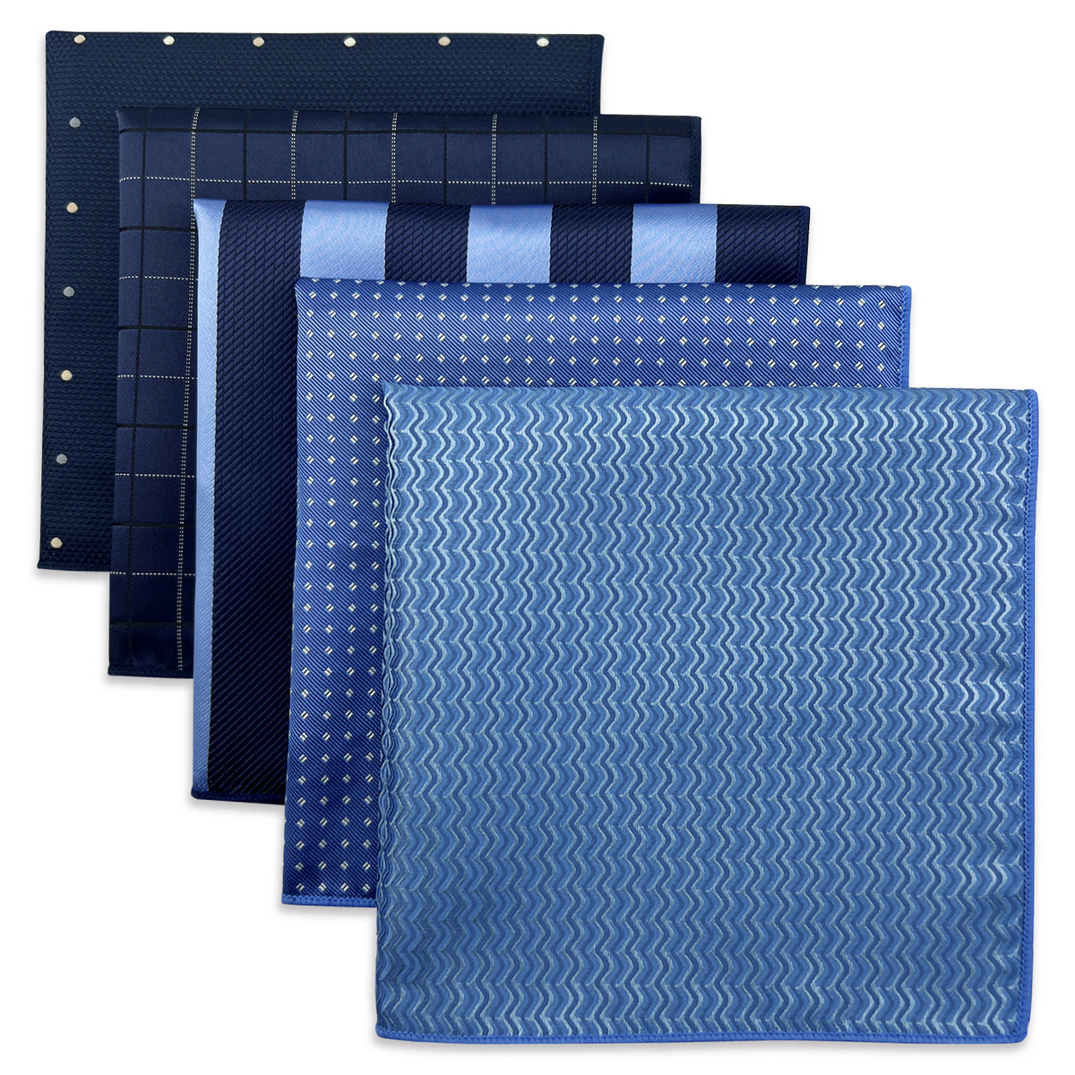 5 Pieces Assorted Mens Pocket  - Pocket Square Set recensie en prijs