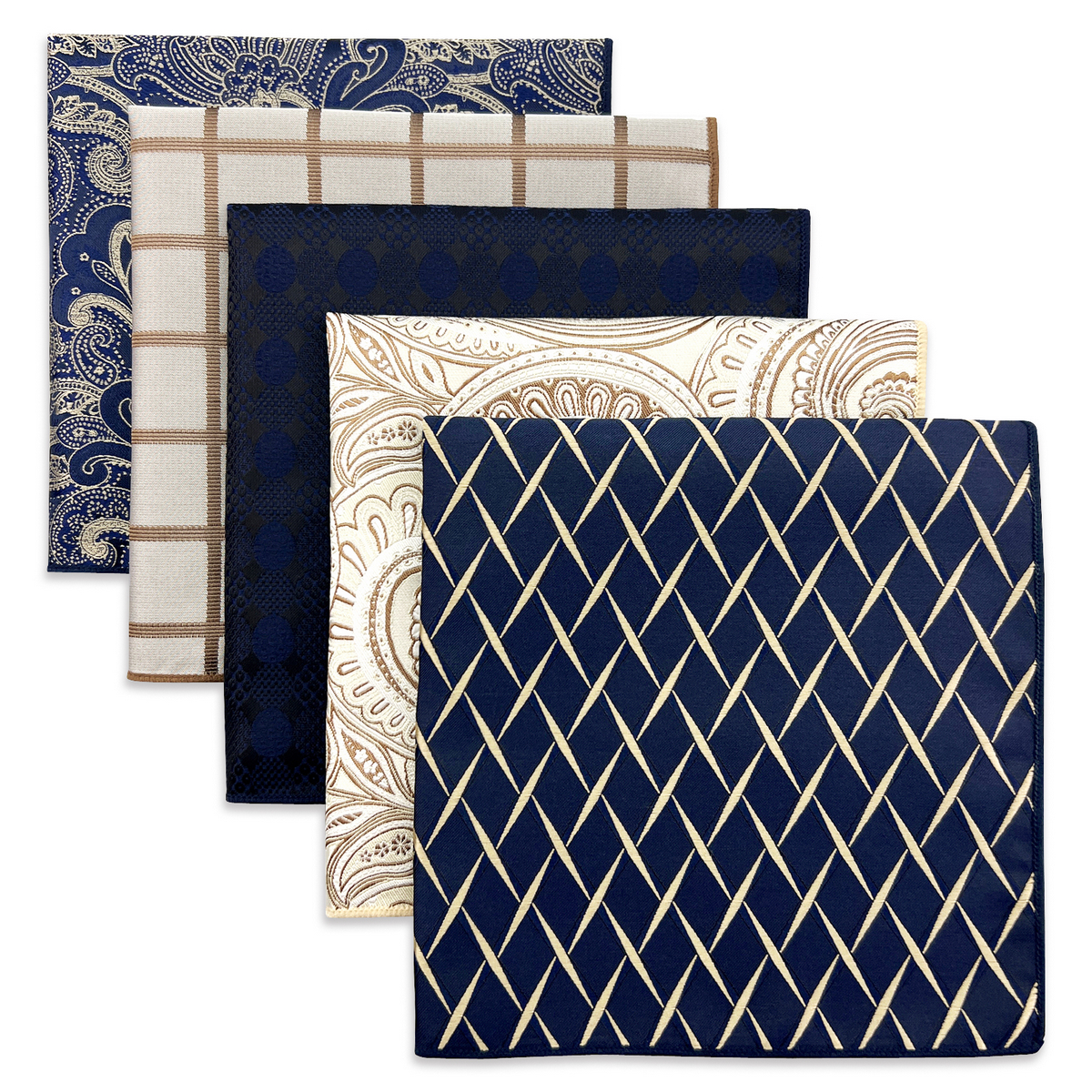 5 Pieces Assorted Mens Pocket  - Pocket Square Set recensie en prijs